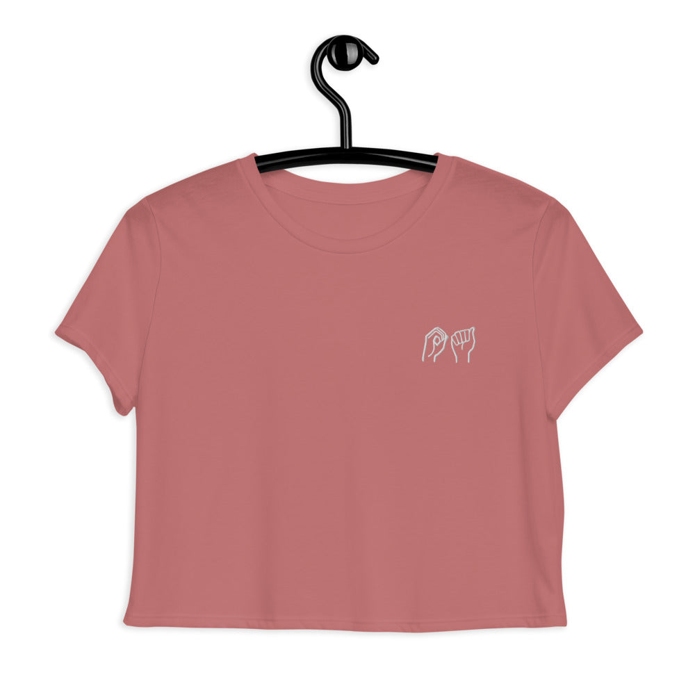 "OA" Sign Crop Tee